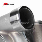 Pulsar PSR 3584 Gen3 Turbo with dual ball bearing, T4 open undivided compressor housing, 0.63 A/R, stainless steel.