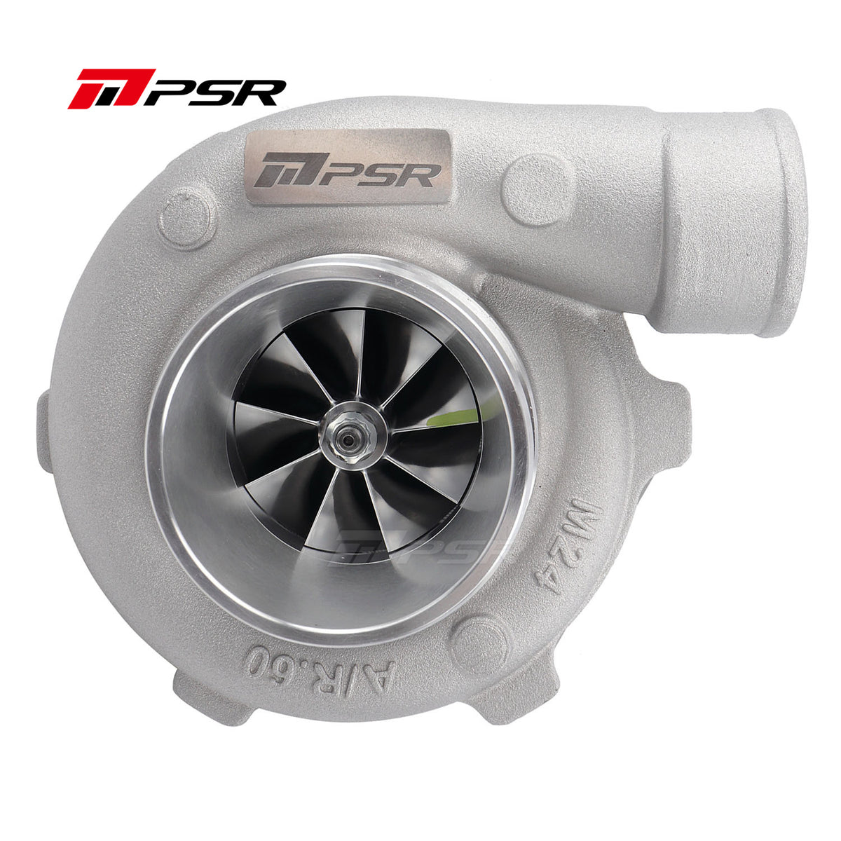 Turbocompresor Pulsar PSR 3576 Gen2 0,82 T4 entrada abierta salida V-Band 3" con rodamiento de bolas