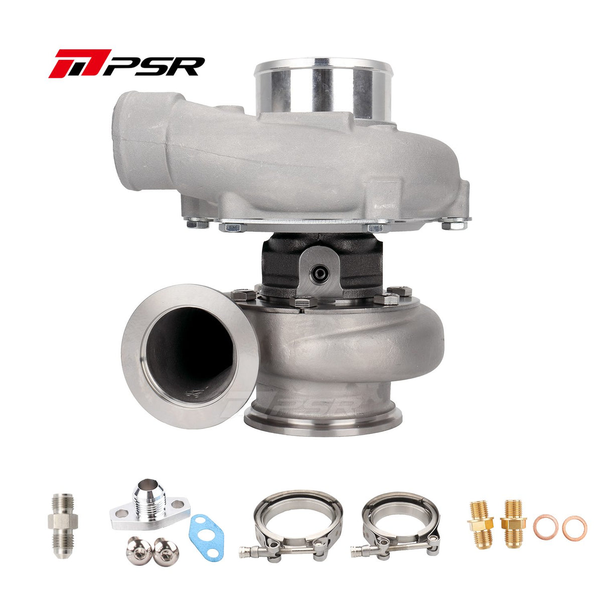 Turbocompresor Pulsar PSR 3576 Gen2 0,82 entrada V-Band 2,5" salida V-Band 3" rodamiento de bolas