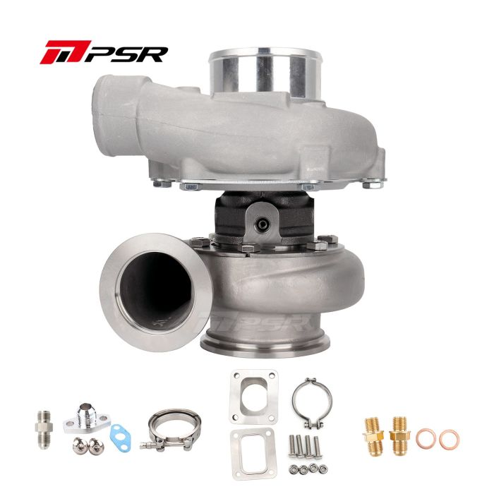 Pulsar PSR 3576 Gen2 Turbocharger. 0.82 A/R stainless steel. T4 Inlet. 3 inch V-Band Outlet. Ball bearing.