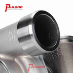 Turbo Pulsar PSR 3582 GEN2 with dual ball bearing, T4 open scroll standard compressor housing, 0.63 A/R, stainless steel.
