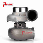 Turbo Pulsar PSR 3582 GEN2 with dual ball bearing, T4 open scroll standard compressor housing, 0.63 A/R, stainless steel.