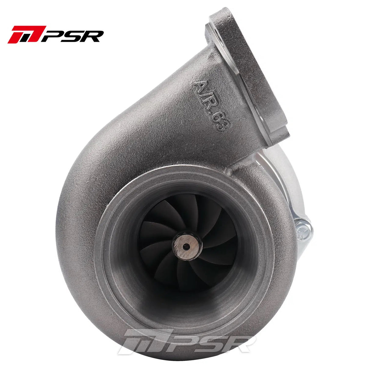 Turbocharger Pulsar PSR 3576 Gen2 Compact Dual Ball Bearing T4 Open 0,63 A/R acero inoxidable