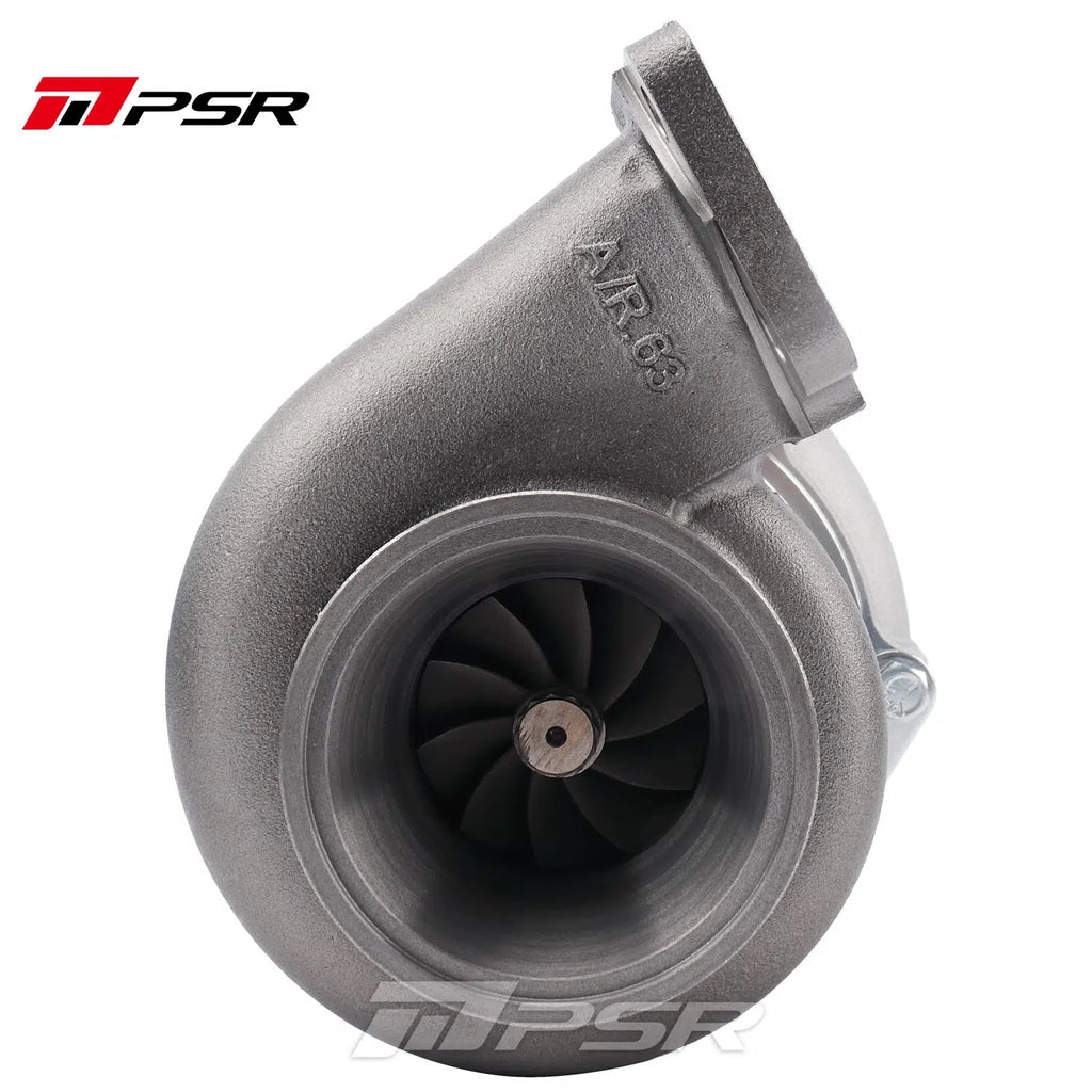 Turbocharger Pulsar PSR 3582 Compact Dual Ball Bearing T4 Open 0,63 A/R acero inoxidable