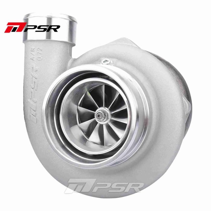 Pulsar PSR 3584 GEN2 Turbocharger with Dual Ball Bearing, Standard T4 Open Compressor Housing, 0.63 A/R, Stainless Steel.