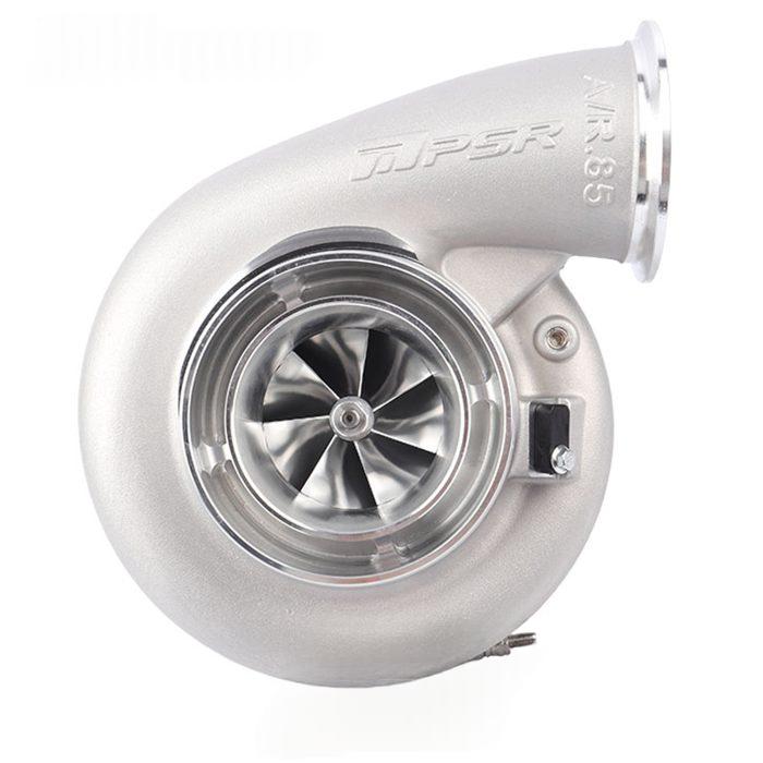 Turbocharger Pulsar PSR 7375GR de doble rodamiento de bolas, giro normal, carcasa de compresor estándar, Dual V-Band 1.15 A/R