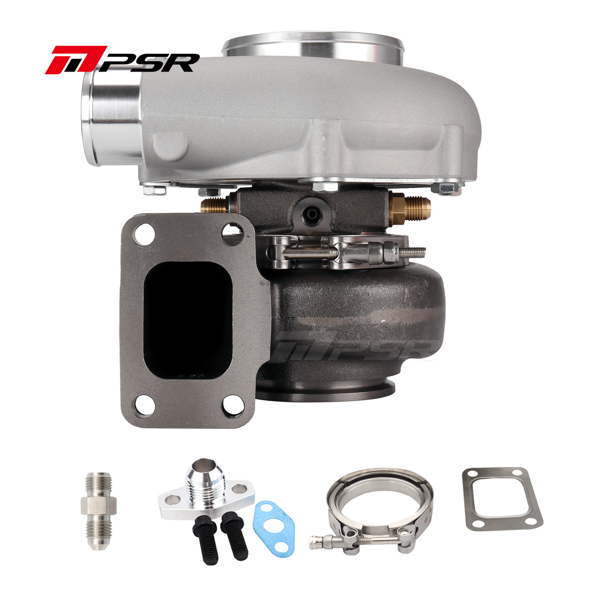 Turbocompresor Pulsar PSR 6262G 900 CV T51R 0,75 A/R salida 2,5" entrada T3 salida V-Band 0,83A