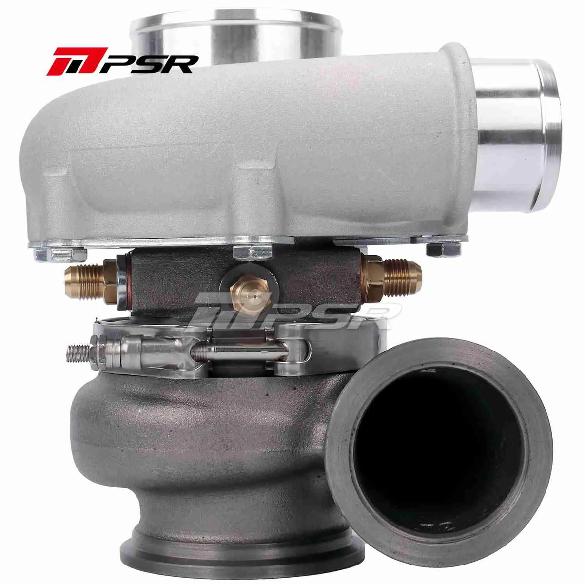 Turbocompresor Pulsar PSR 5862G 770 CV 1,01 entrada V-Band de 2,5", salida V-Band de 3", Reverse Rotation con rodamiento de bolas