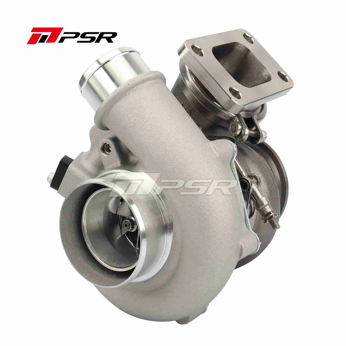 Turbocompresor Pulsar PSR 5862G 770 CV 1,01 con adaptador, entrada T4, salida V-Band de 3", Reverse Rotation con rodamiento de bolas