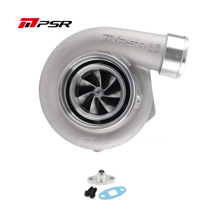 Pulsar PSR 6466E Ball Bearing Turbocharger, up to 900hp, T51R Mod, V-Band in/out, 0.96 A/R