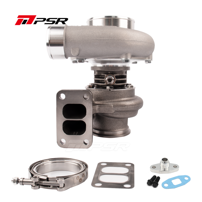 Turbo Pulsar PSR 6266E 735HP .86 T3 Entrada dividida Salida V-Band de 3" Rodamiento de bolas