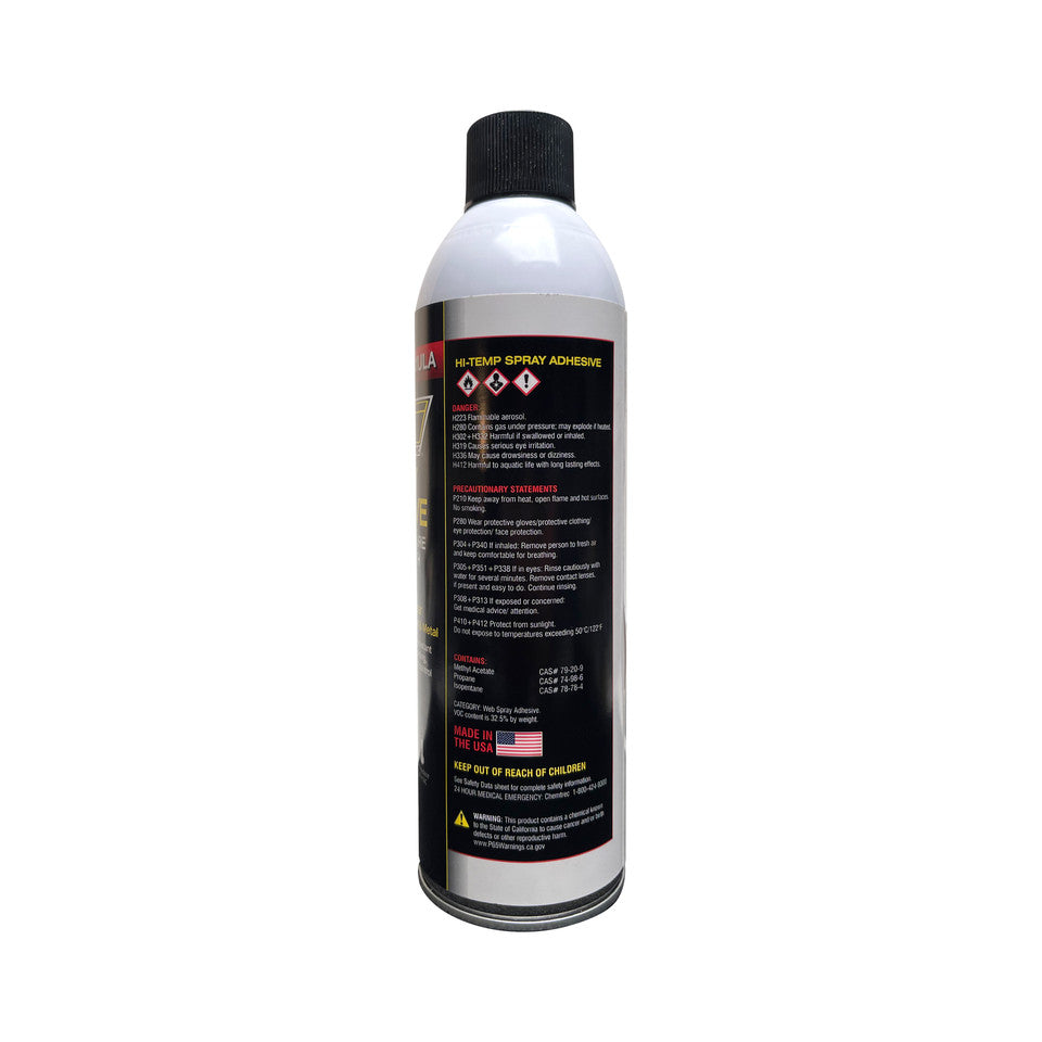 Adhesivo en spray de alta temperatura de fórmula mejorada DEI-10492