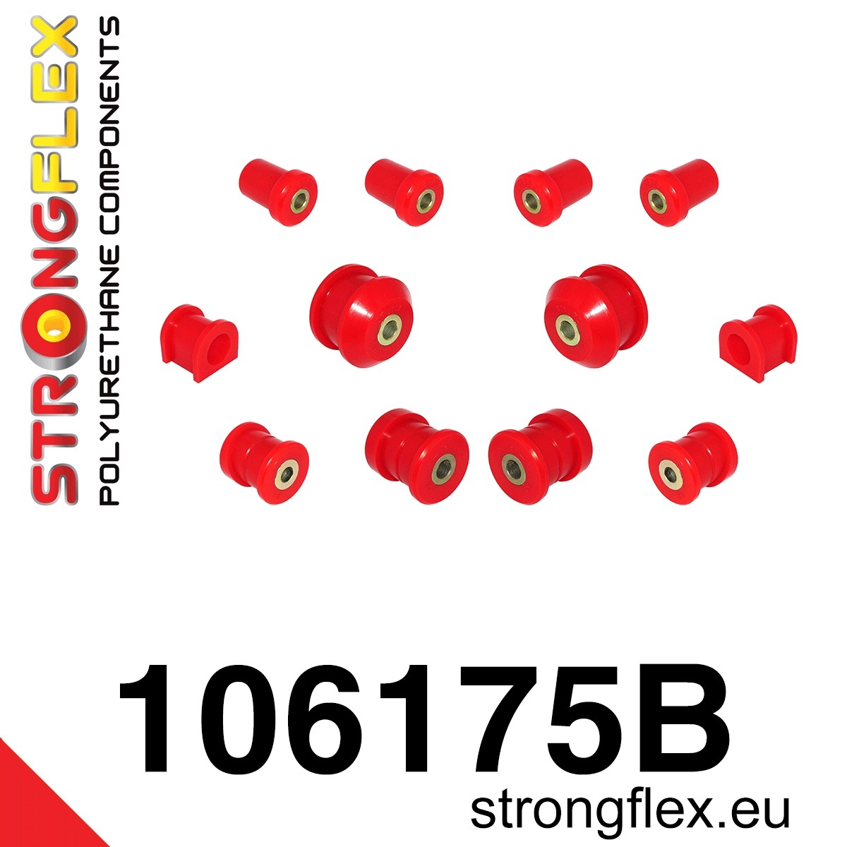 106175B: Kit de silentblocks de suspensión delantera
