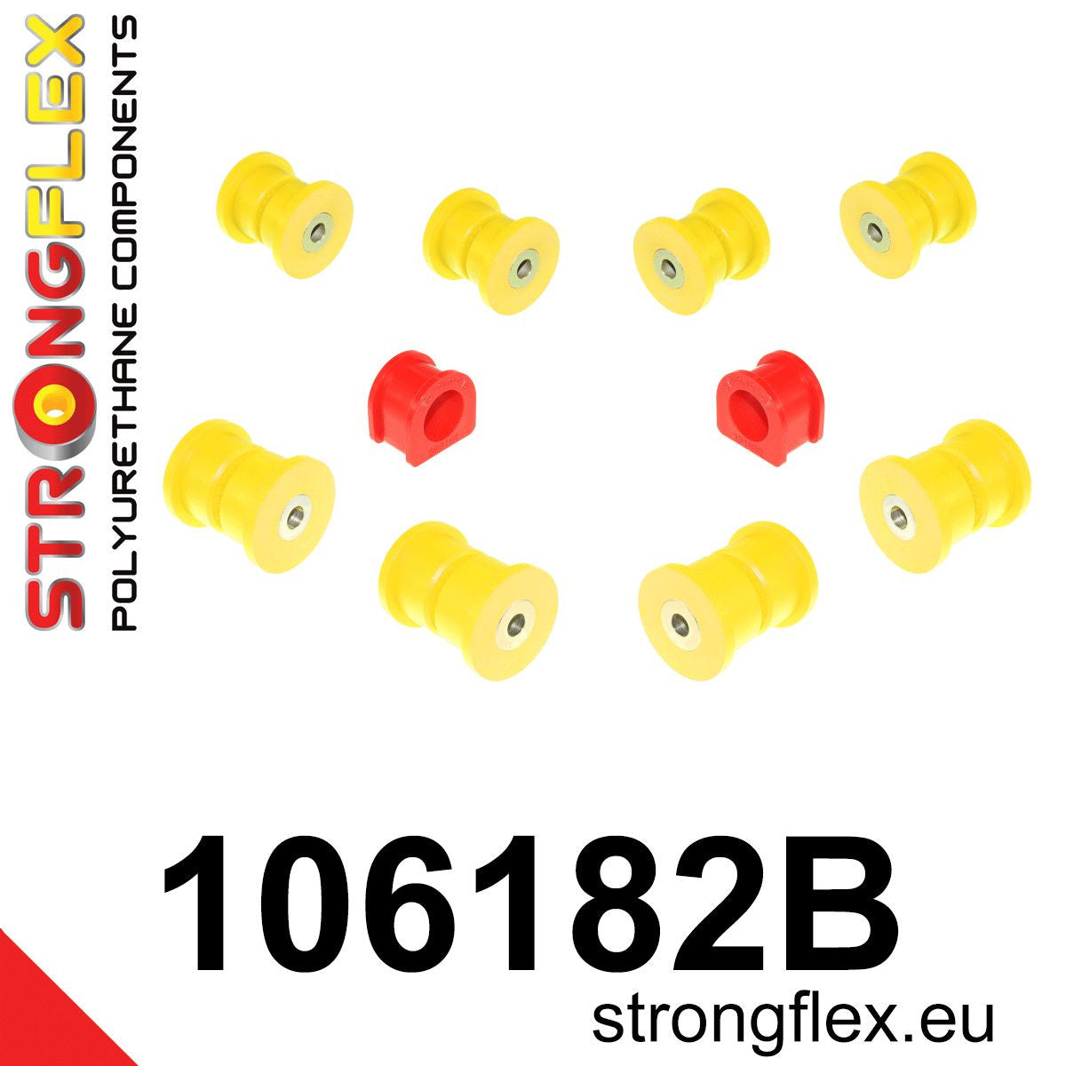 106182B: Kit de silentblocks de suspensión delantera
