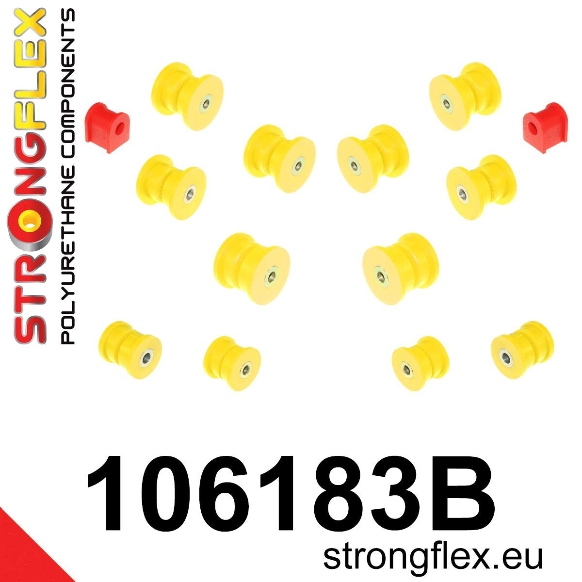 106183B: Kit de silentblocks de suspensión trasera