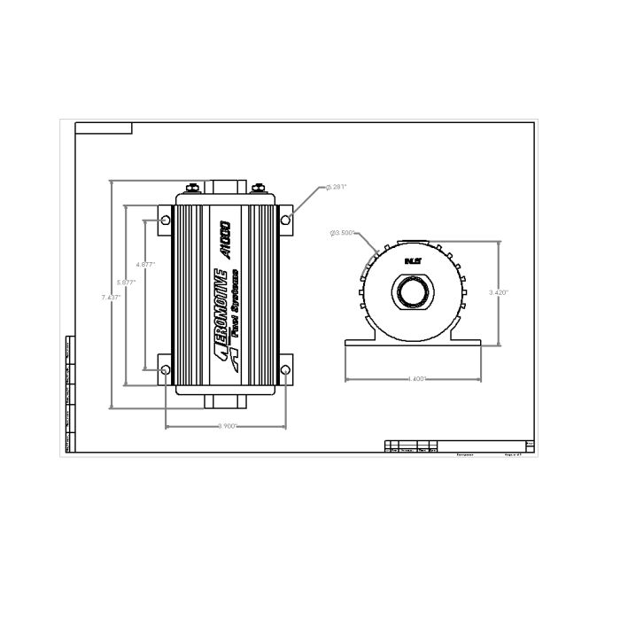 Bomba de combustible Aeromotive 11101 A1000 (EFI hasta 1300 CV)