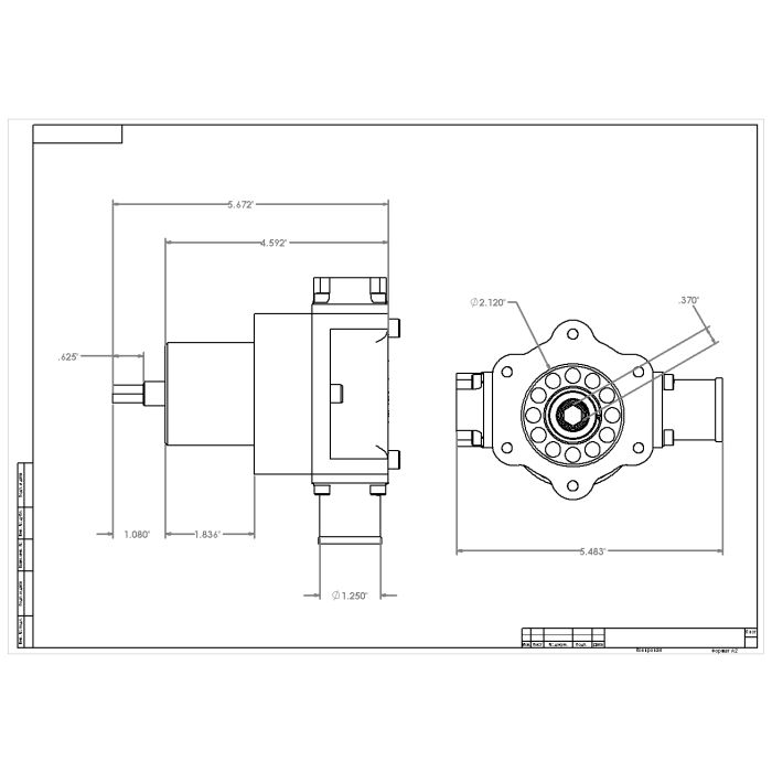 Aeromotive 11117 Atomic Hex Drive Fuel Pump
