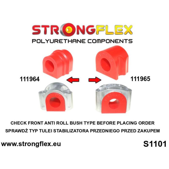 111965A: SPORT Front Anti Roll Bar Bush 21mm