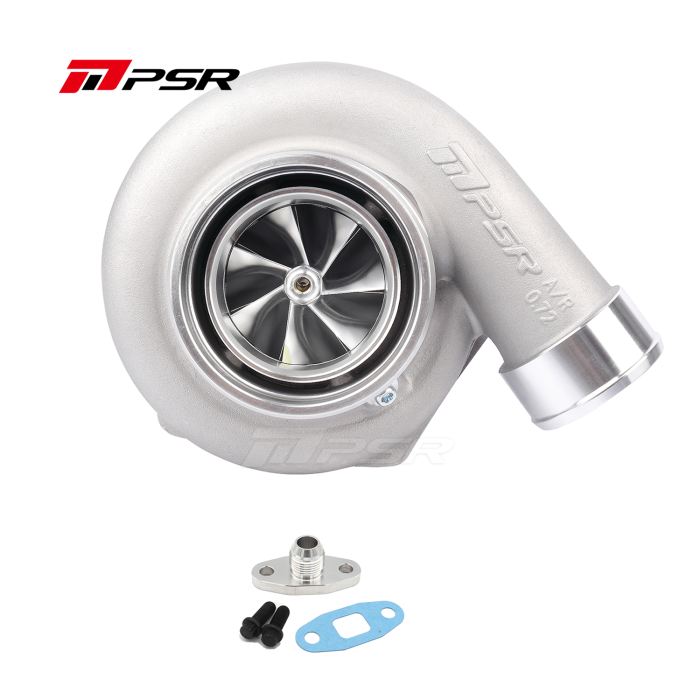 Turbo Pulsar PSR 6870E con rodamientos de bolas, hasta 1100 HP, cubierta de compresor estándar sin carcasa de turbo.
