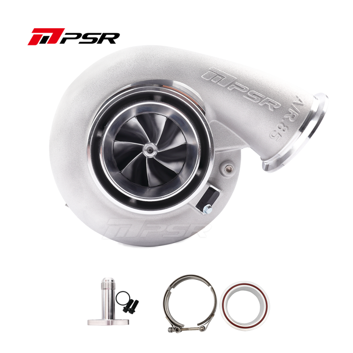 Turbo Pulsar PSR 8385E con rodamientos de bolas, hasta 1700 HP. Carcasa del compresor estándar sin carcasa de la turbo.