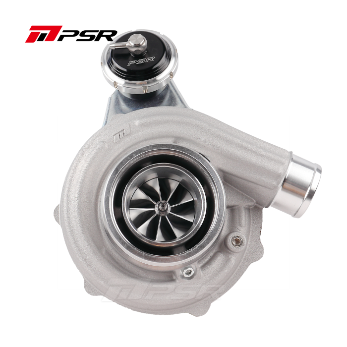 Turbo Pulsar PSR 4849A PTG style, compressor wheel, double ball bearing, 550 HP rated power, standard compressor housing without turbine housing.