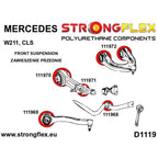 116246B: Front suspension bushing kit