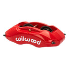 Wilwood 120-10754 GNX4 Universal Mount Nut Mount Brake Caliper, 4-Piston, Red.