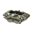 Pinza de freno radial universal Wilwood 120-13405 Billet Narrow Dynalite de 4 pistones, niquelada.