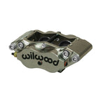 Pinza de freno radial universal Wilwood 120-13406 Billet Narrow Dynalite de 4 pistones, niquelada.