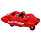 Pinza de freno Wilwood 120-13916 DPC56 universal con montaje en orejetas, 4 pistones, color rojo.