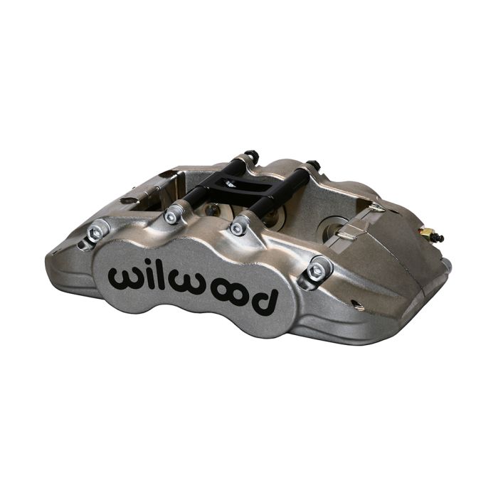 Pinza de freno Wilwood 120-13948 Grand National GN6R de montaje radial, derecha, 6 pistones, niquelada.