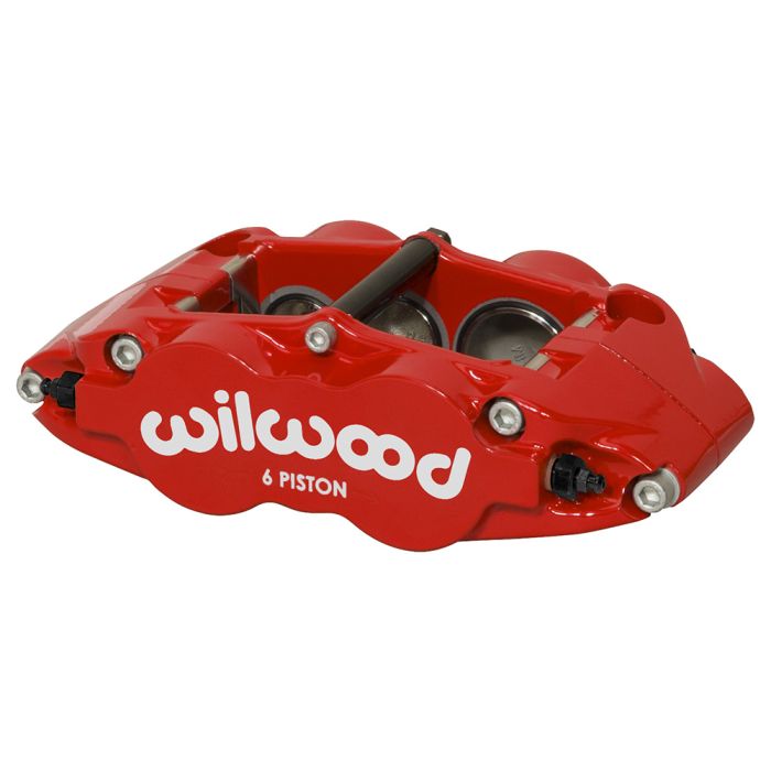 Wilwood 120-14437 FNSL6R - Junta antipolvo para pinza de freno de montaje radial izquierda, 6 pistones, color rojo
