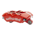 Wilwood 120-15585 Forged Dynapro LP-DS Universal Nut Mount 4-Piston Caliper, Red.