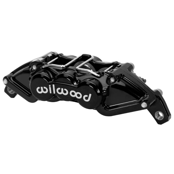 Pinza de freno Wilwood 120-16566 UTV6 de montaje universal con pernos, 6 pistones, color negro.
