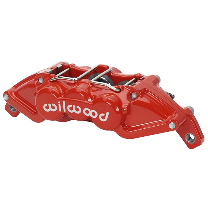 Pinza de freno Wilwood 120-16567 UTV6 de montaje universal con pernos, 6 pistones, color rojo
