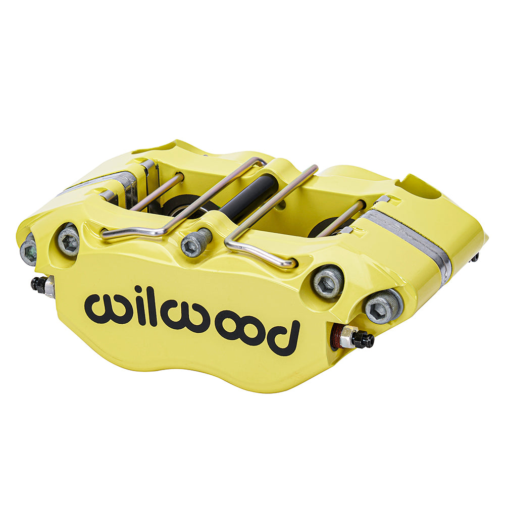 Wilwood 120-16686 Dynapro-P Narrow 4-Piston Universal Radial Brake Caliper, Yellow.