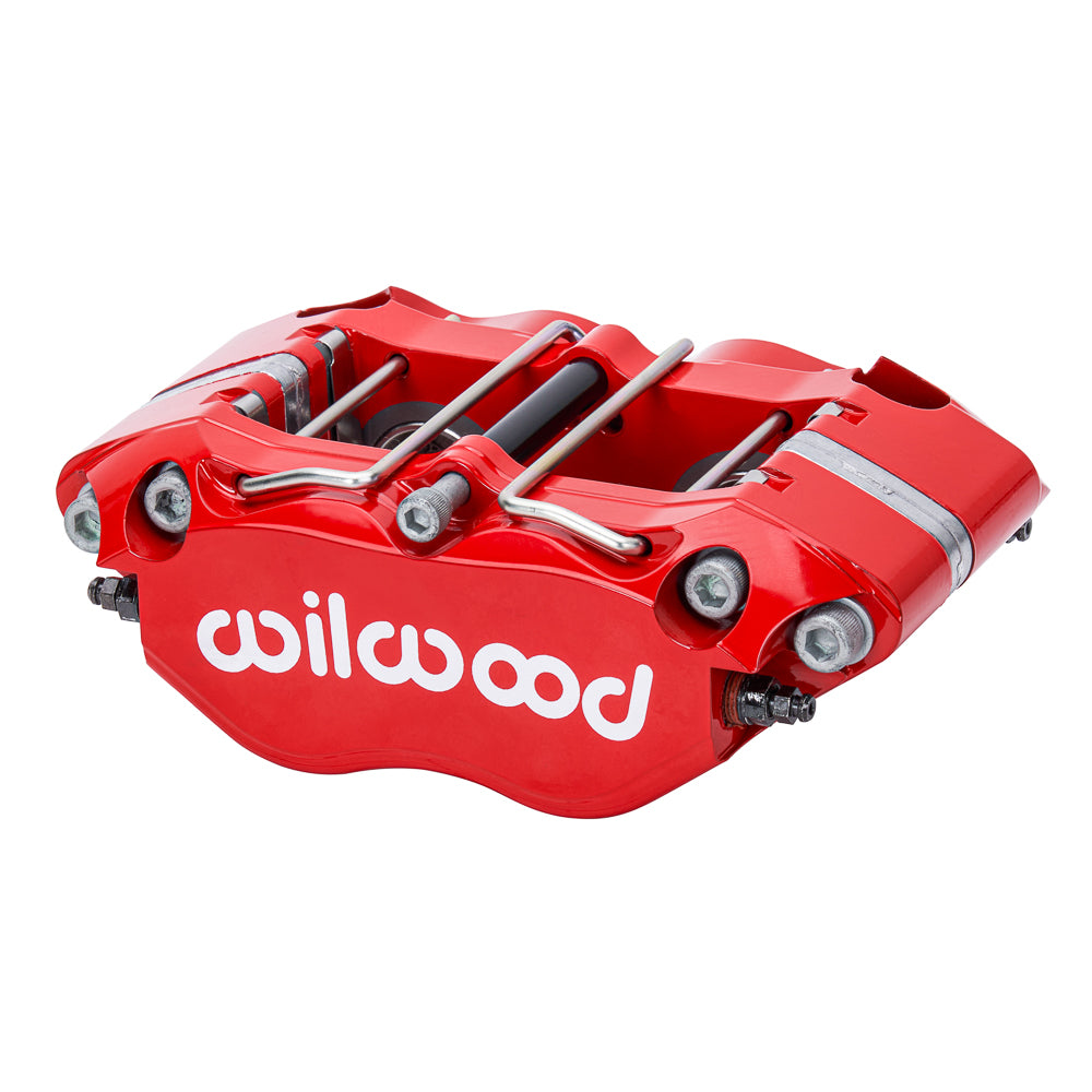 Wilwood 120-16687 Red Dynapro-P Narrow 4-Piston Universal Radial Brake Caliper.