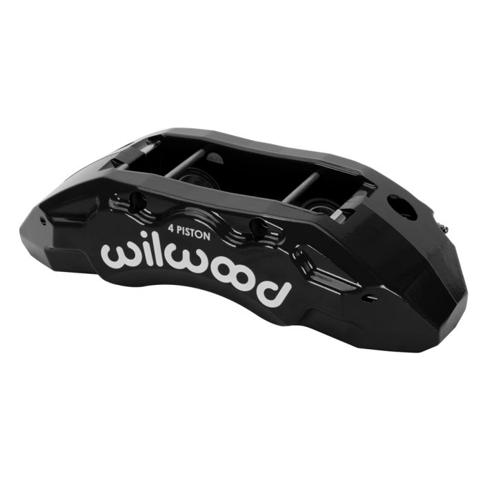 Pinza de freno Wilwood 120-16730 TX4R de montaje radial, derecha, 4 pistones, color negro.