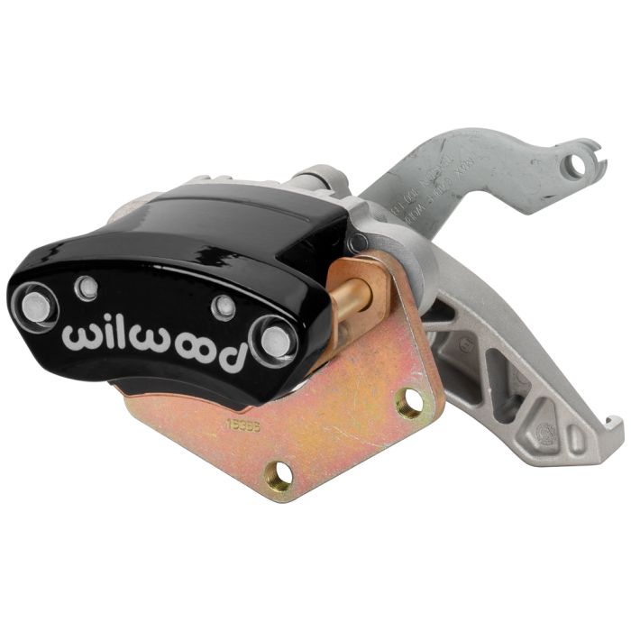 Wilwood 120-17143 MC4 mechanical floating mount brake caliper, right, 1 piston, black.