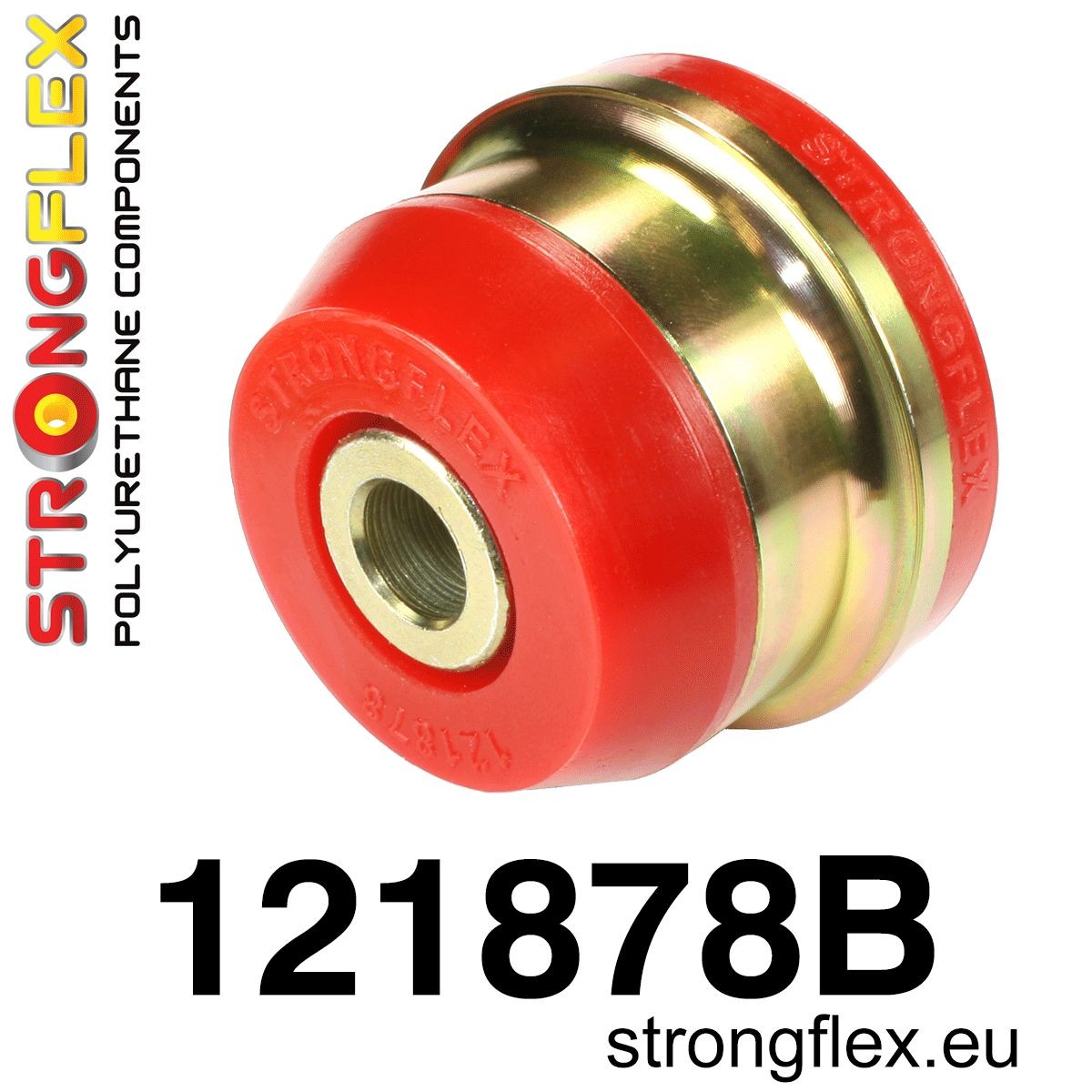 121878B: Silentblock trasero del brazo inferior delantero