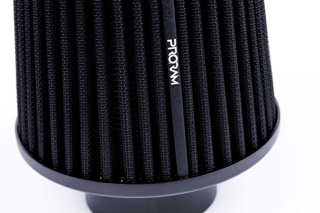 Filtro de aire universal Proram Multi Fit plisado con cuello de aluminio de 63 mm y silicona
