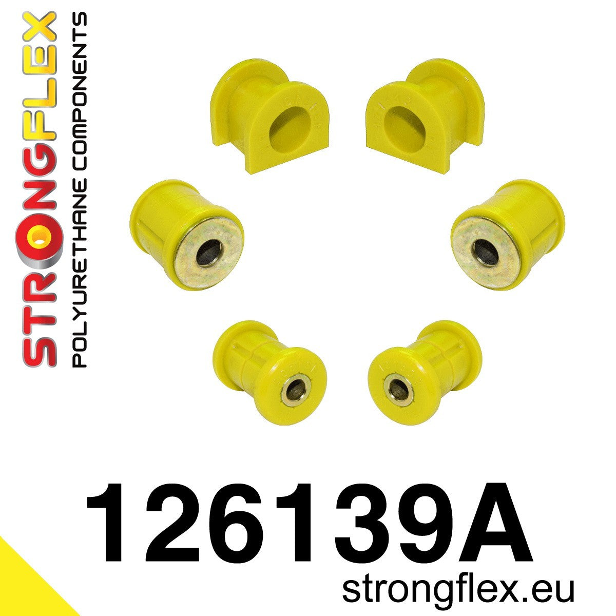 126139A: Kit de silentblocks de suspensión delantera SPORT