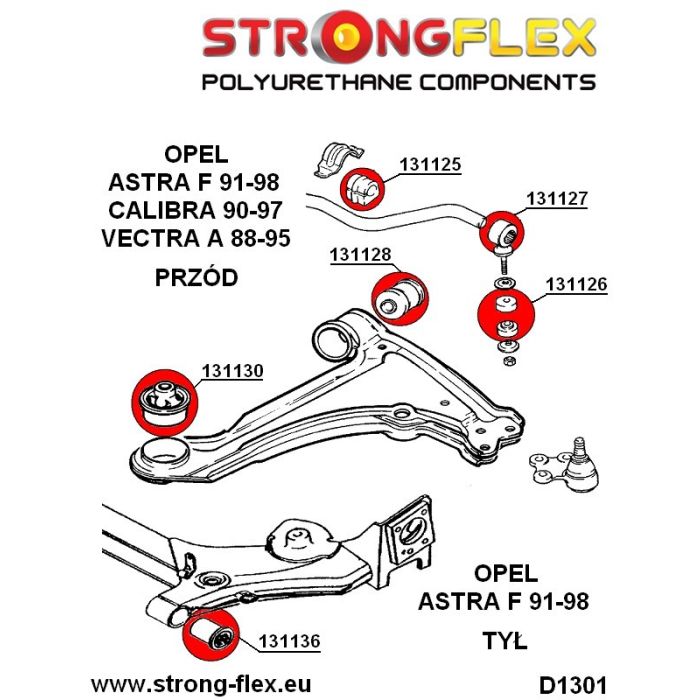 131127B: Stabilizer bar link bushing