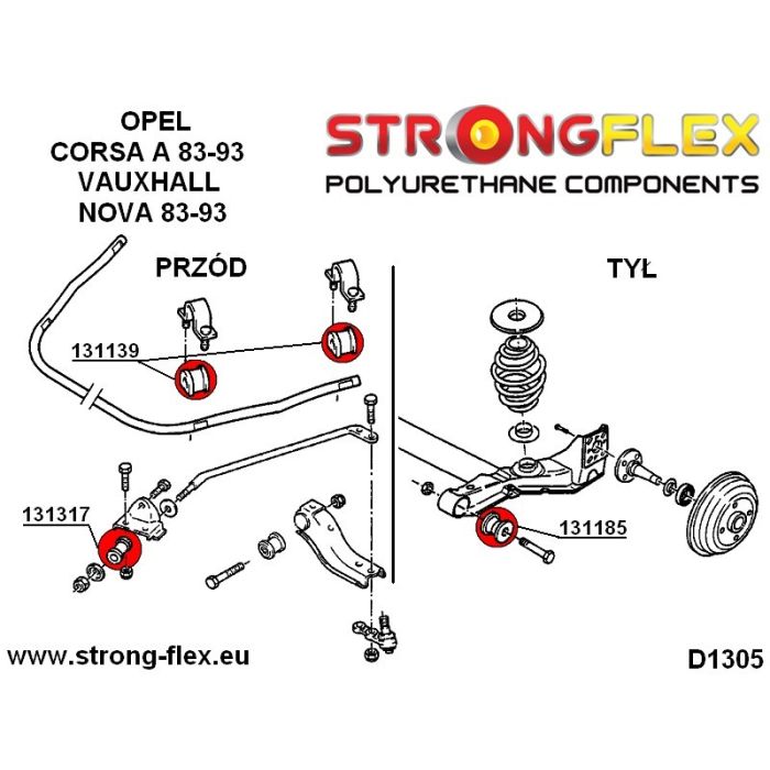 131139B: Torque Rod Bushing