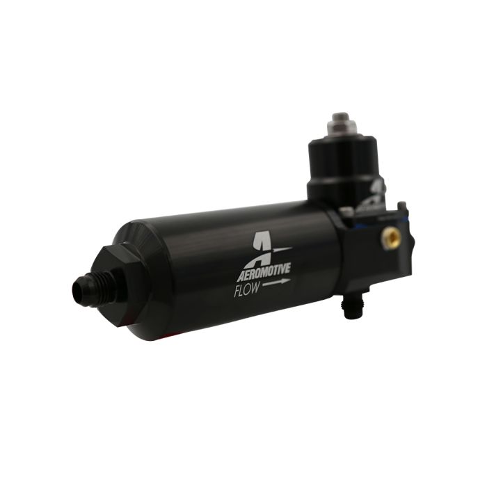 Aeromotive EFI Regulator Fuel Filter with AN-06 Outlets ARE 13147