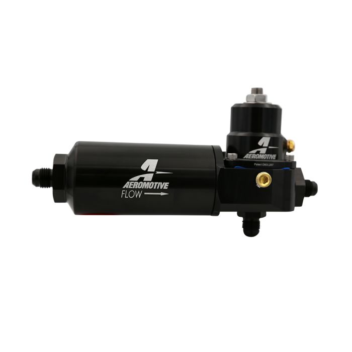 Aeromotive EFI Regulator Fuel Filter with AN-06 Outlets ARE 13147