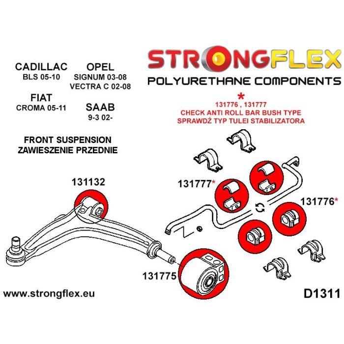 131777B: Front stabilizer bush
