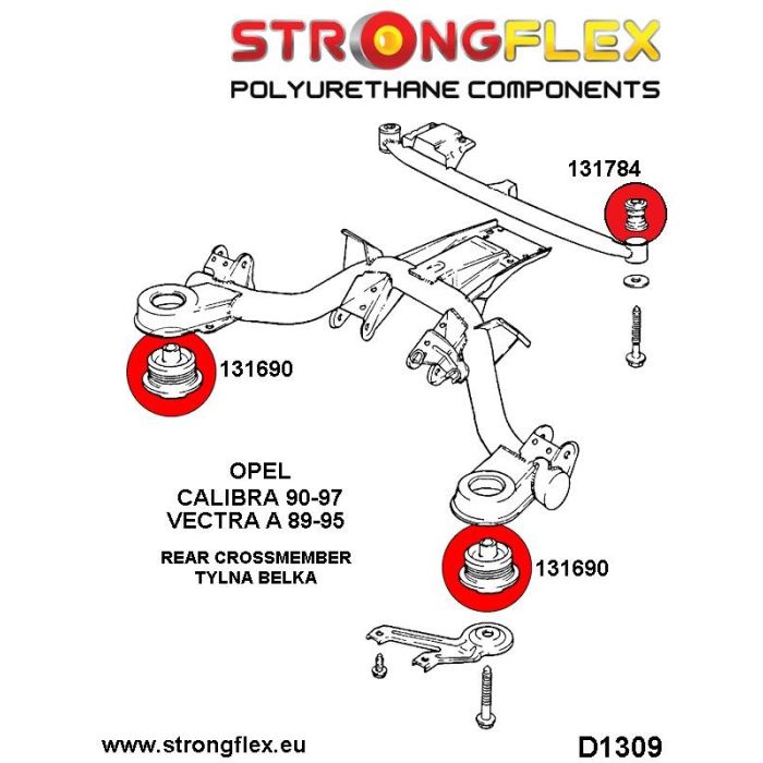 131784B: Differential rear mount bushing