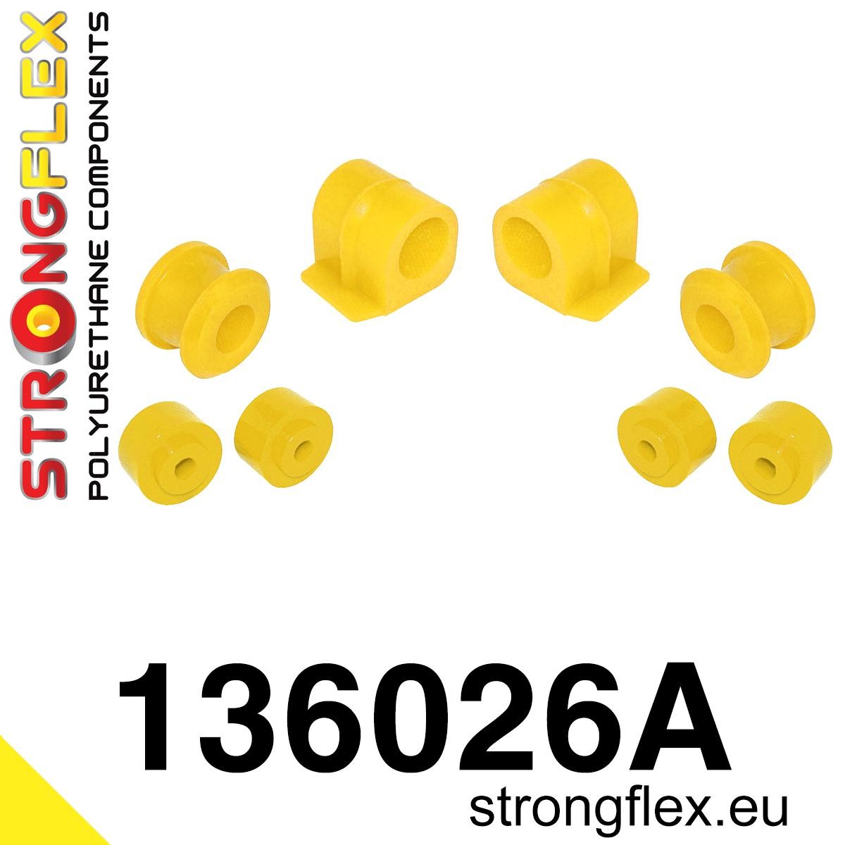 136026A: Kit de silentblocks de barra estabilizadora delantera SPORT