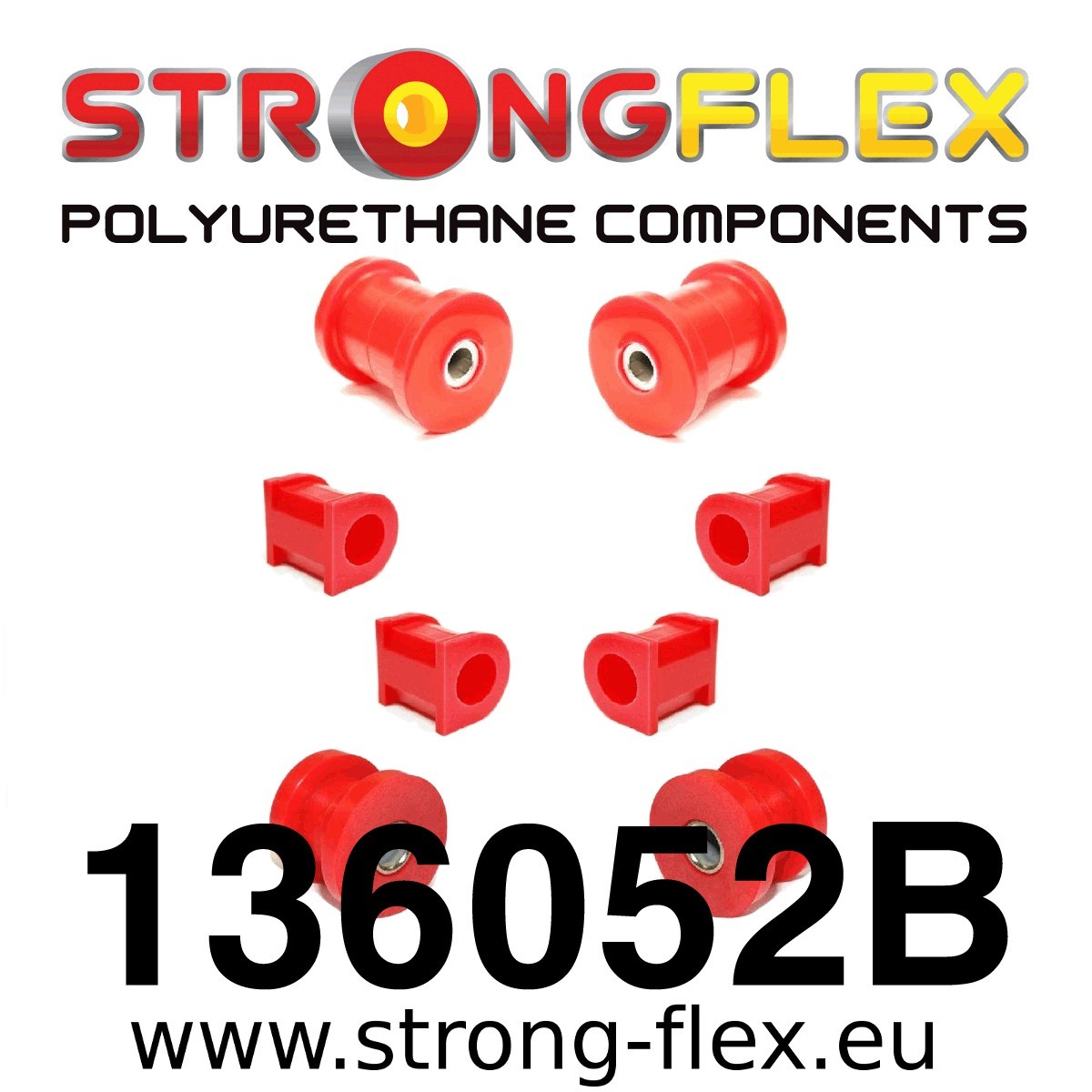 136052B: Kit de silentblocks de suspensión delantera